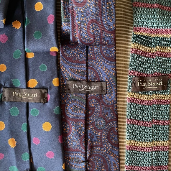 Set of three vintage Paul Stuart ties - Picture 2 of 2